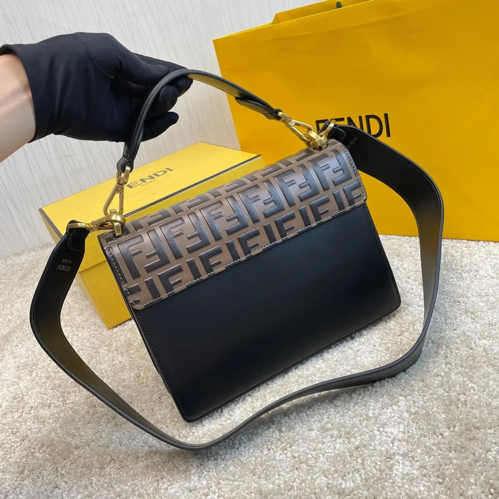 Fendi Tasche Kan U Shoulder Bag - Griserik