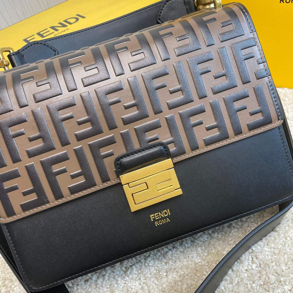 Fendi Tasche Kan U Shoulder Bag - Griserik