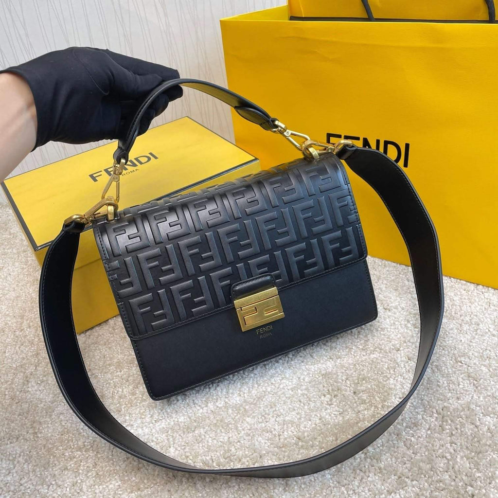 Fendi Tasche Kan U Shoulder Bag - Griserik