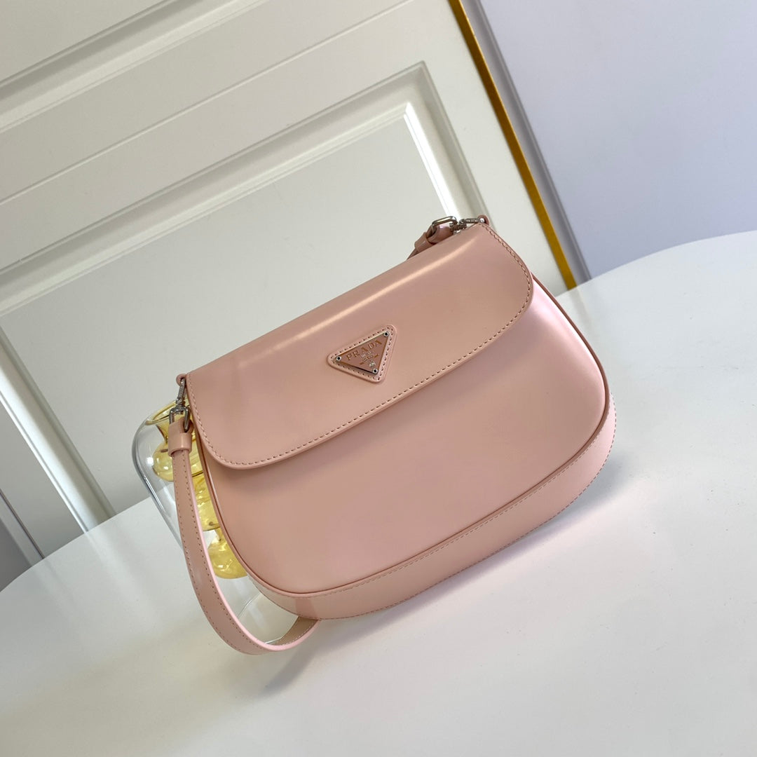 Prada Milano Flap Bag Brushed Leather 23cm - Griserik