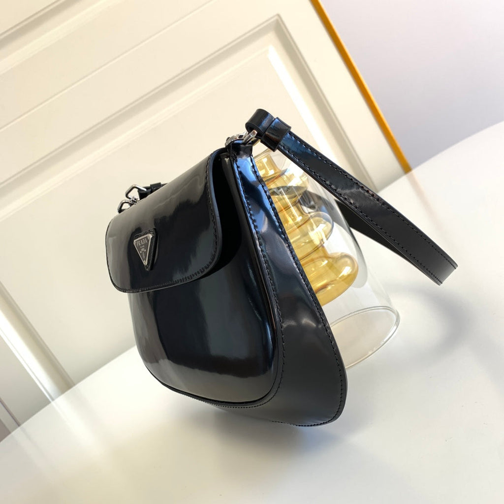 Prada Milano Flap Bag Brushed Leather 23cm - Griserik