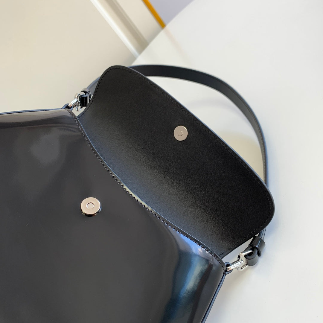 Prada Milano Flap Bag Brushed Leather 23cm - Griserik