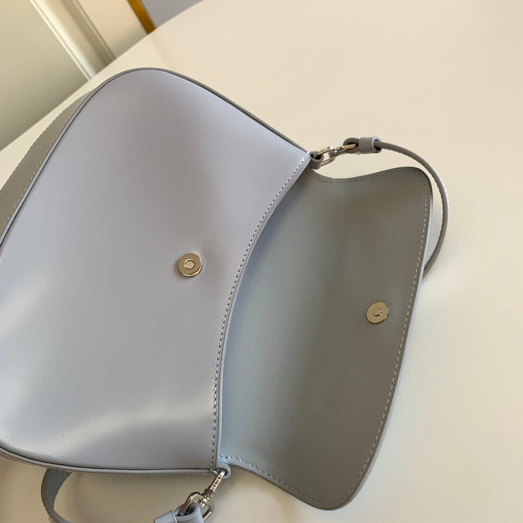 Prada Milano Flap Bag Brushed Leather 23cm - Griserik