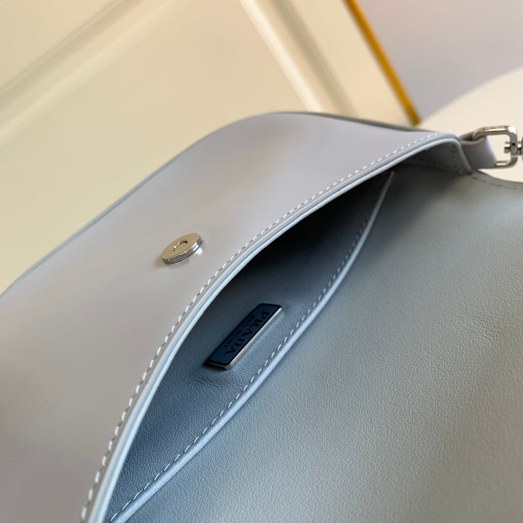 Prada Milano Flap Bag Brushed Leather 23cm - Griserik