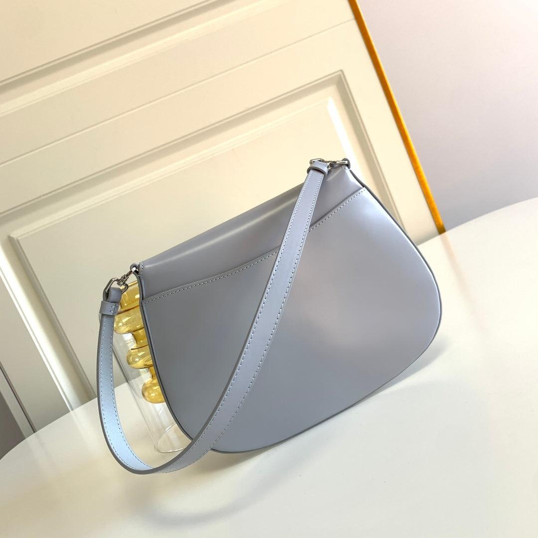 Prada Milano Flap Bag Brushed Leather 23cm - Griserik