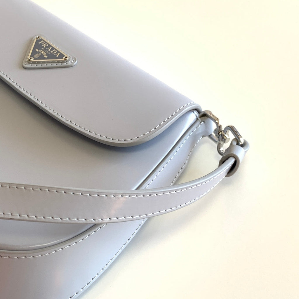 Prada Milano Flap Bag Brushed Leather 23cm - Griserik