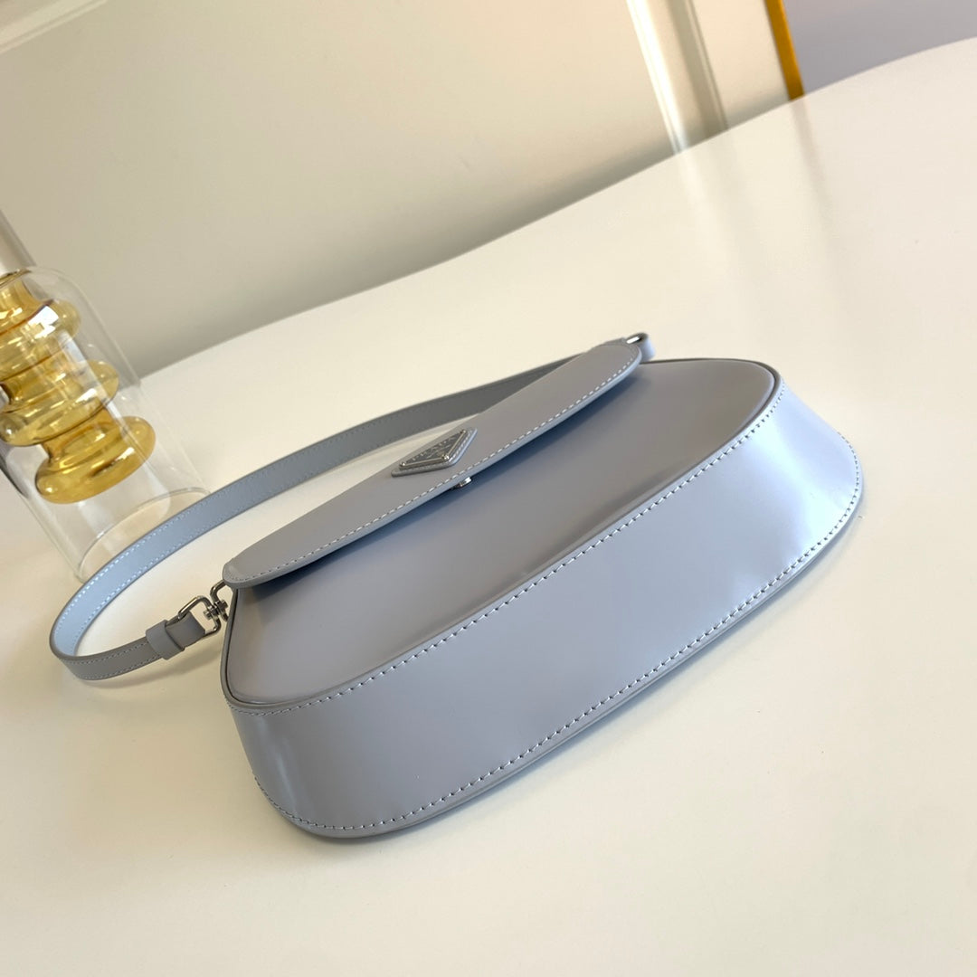 Prada Milano Flap Bag Brushed Leather 23cm - Griserik