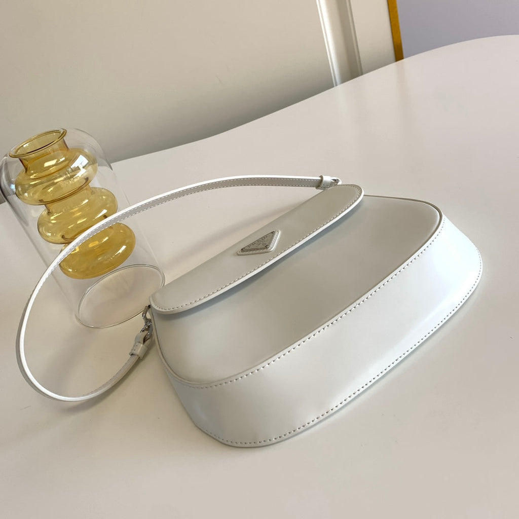 Prada Milano Flap Bag Brushed Leather 23cm - Griserik