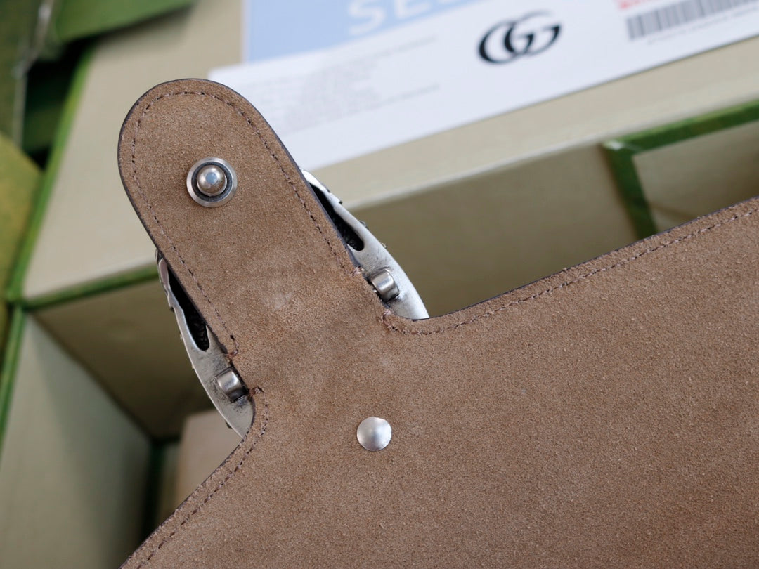 Gucci GG Dionysus Canvas Shoulder Bag - Griserik