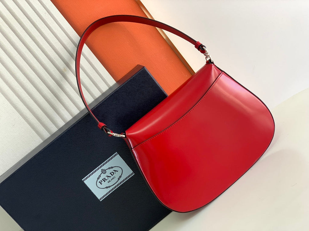 Prada Milano Flap Bag Brushed Leather 23cm - Griserik