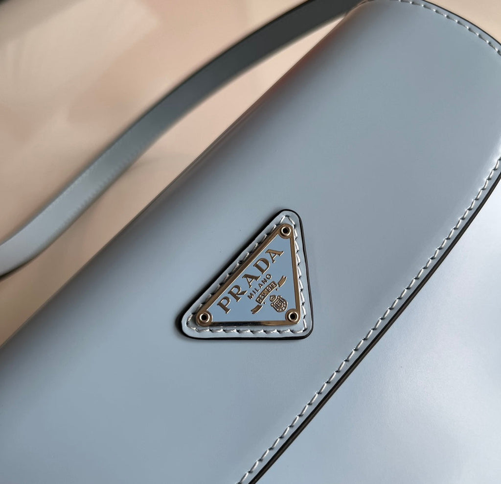 Prada Milano Flap Bag Brushed Leather 23cm - Griserik