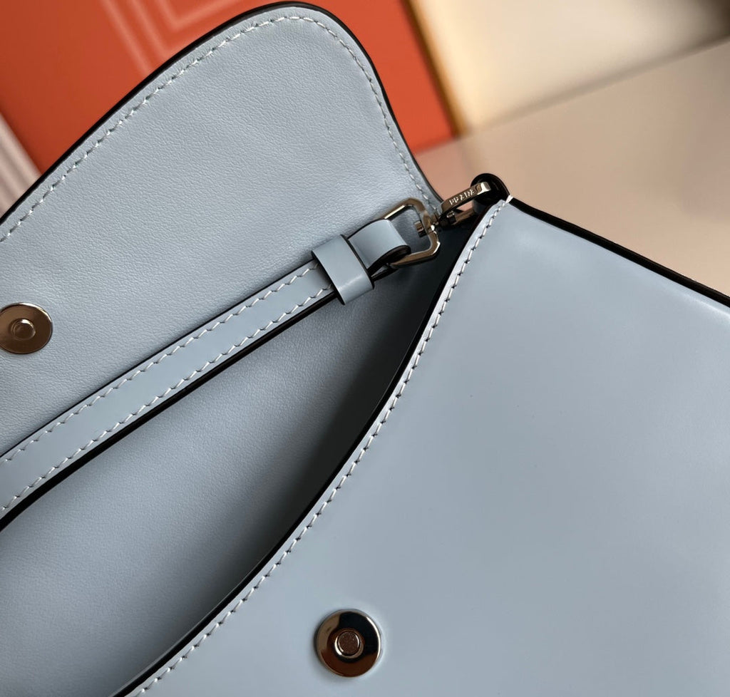 Prada Milano Flap Bag Brushed Leather 23cm - Griserik