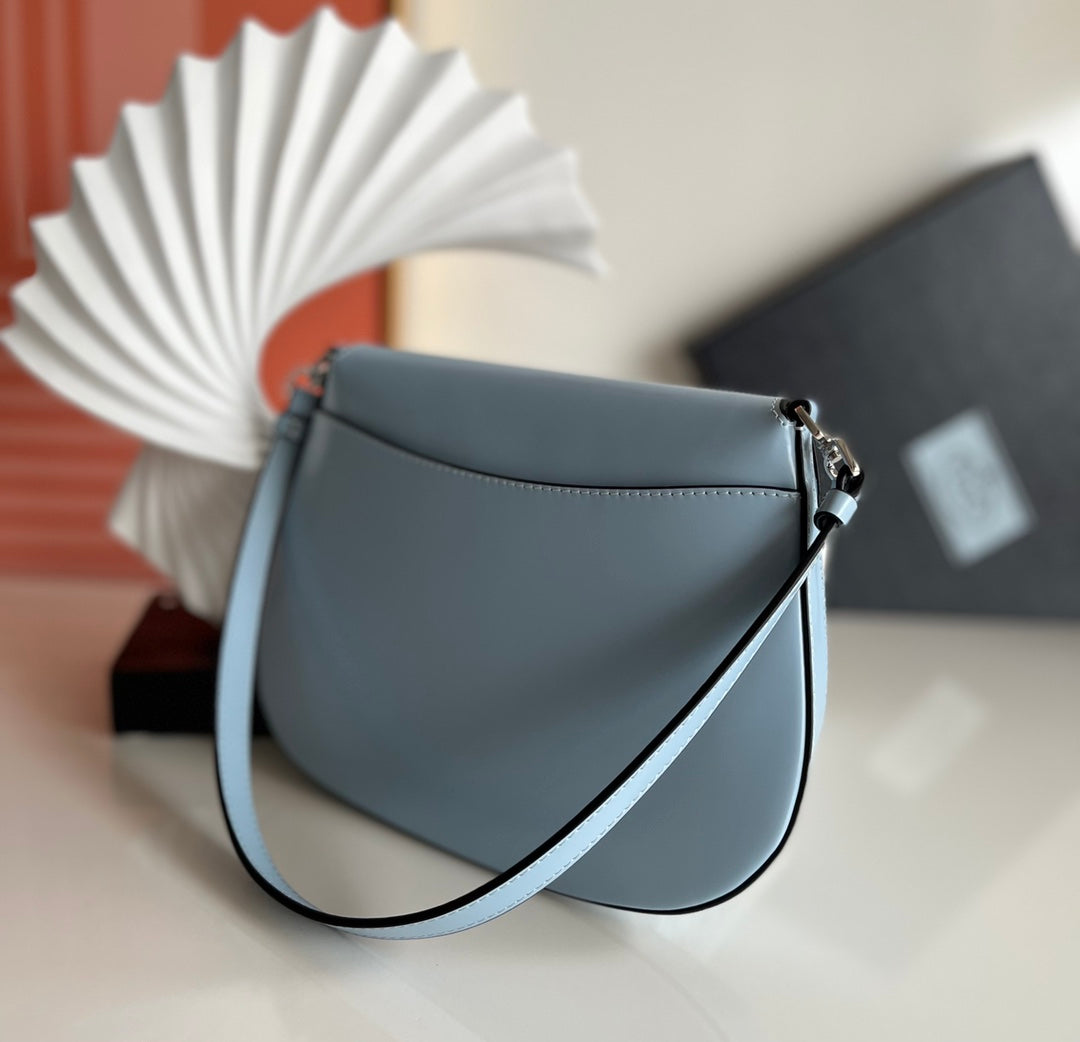 Prada Milano Flap Bag Brushed Leather 23cm - Griserik