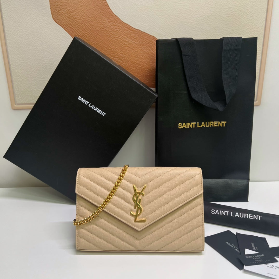 Ysl Saint Laurent Woc Cassandre Wallet on Chain - Griserik