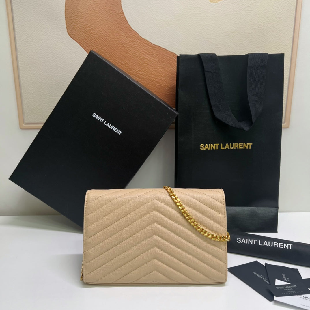 Ysl Saint Laurent Woc Cassandre Wallet on Chain - Griserik
