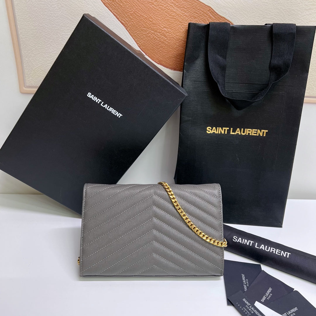 Ysl Saint Laurent Woc Cassandre Wallet on Chain - Griserik