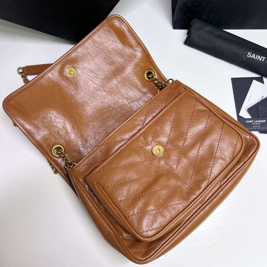 Ysl Saint Laurent Niki Bag Vintage Leather 28 - Griserik