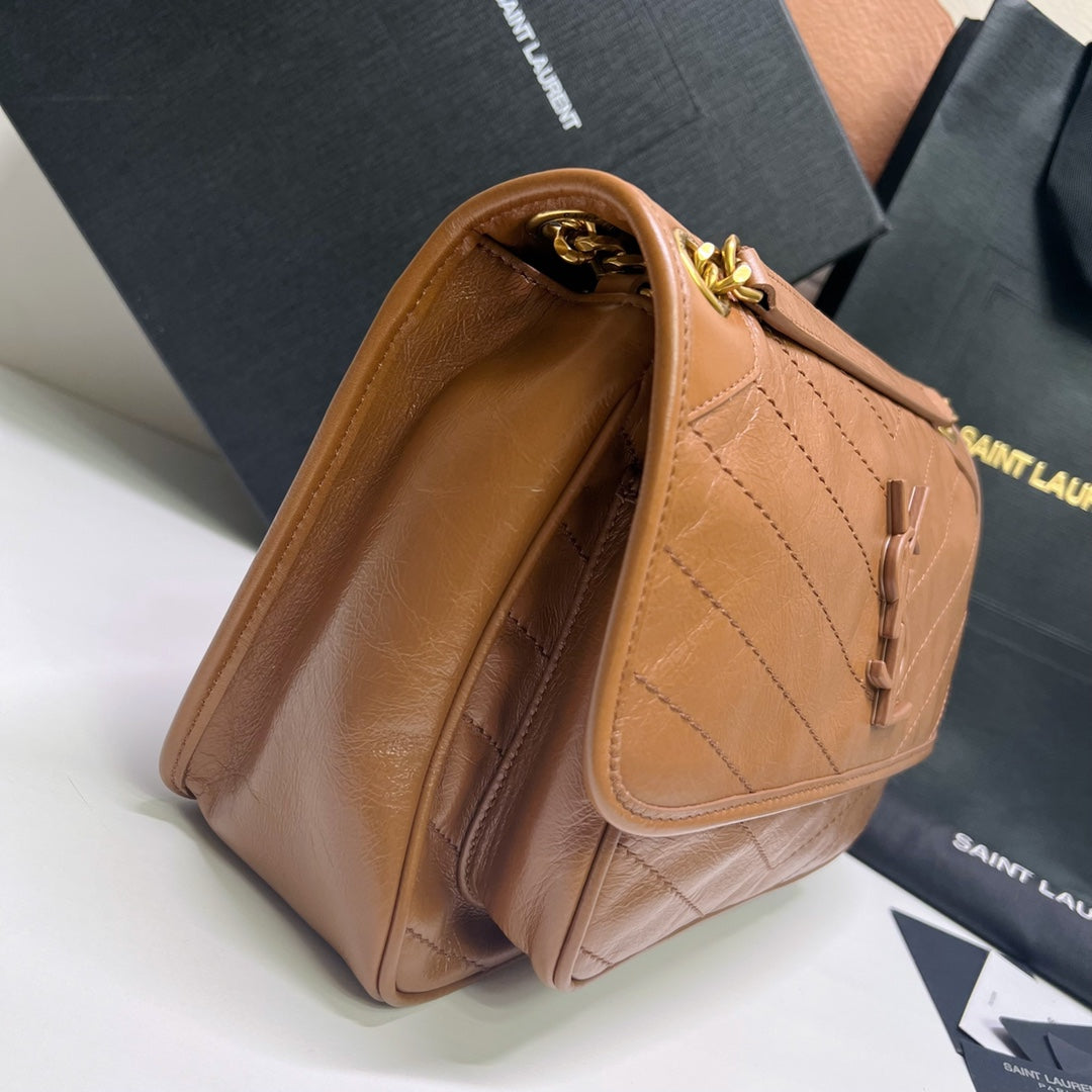 Ysl Saint Laurent Niki Bag Vintage Leather 28 - Griserik