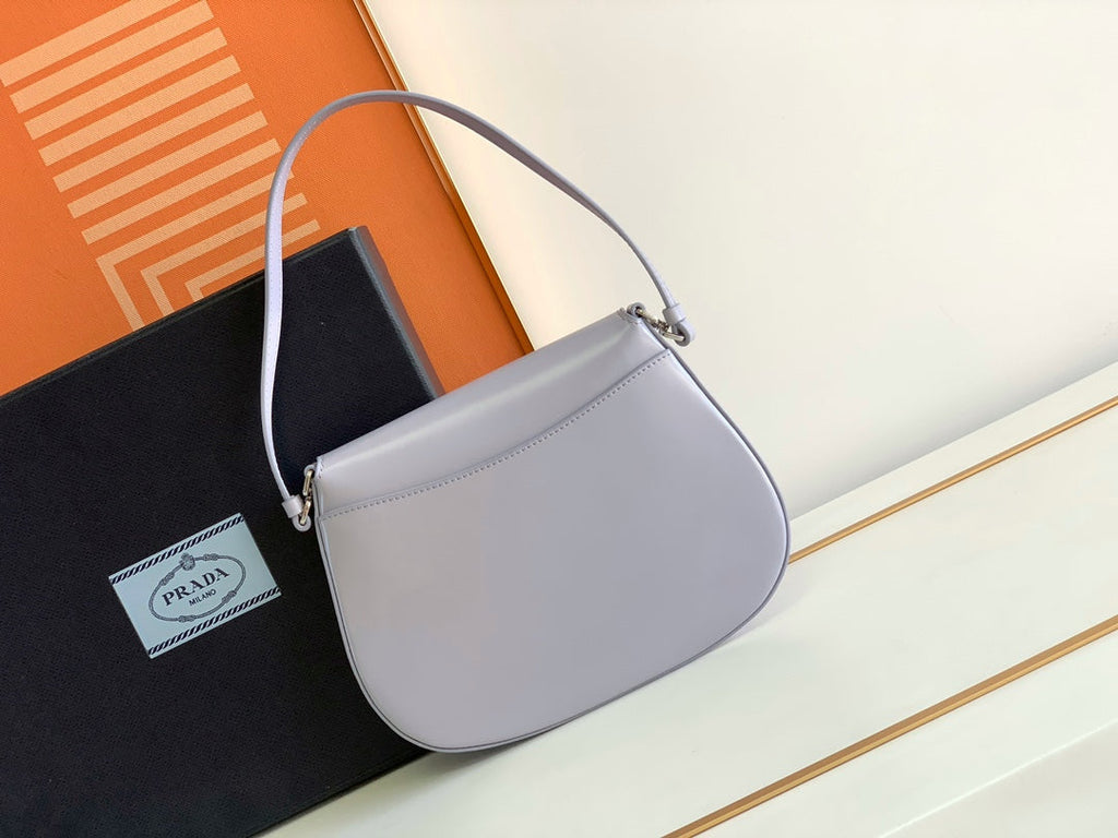 Prada Milano Flap Bag Brushed Leather 23cm - Griserik