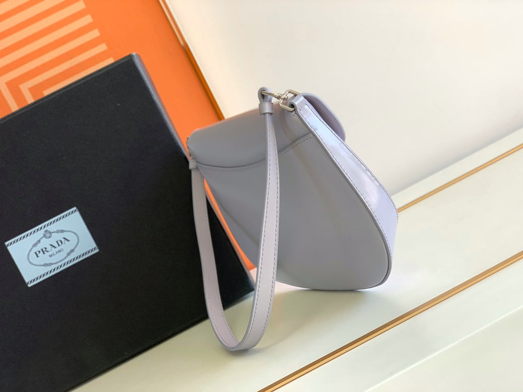 Prada Milano Flap Bag Brushed Leather 23cm - Griserik