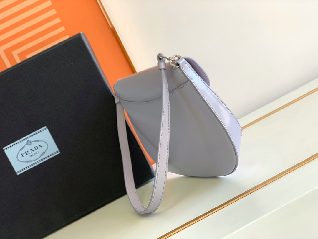 Prada Milano Flap Bag Brushed Leather 23cm - Griserik