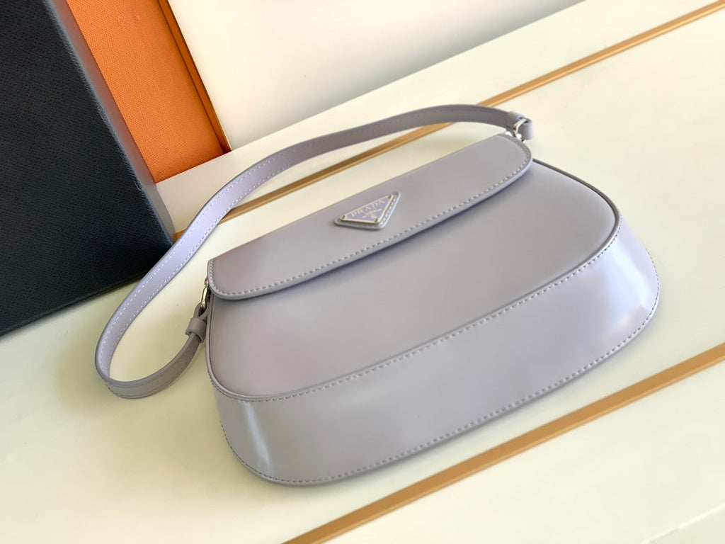 Prada Milano Flap Bag Brushed Leather 23cm - Griserik