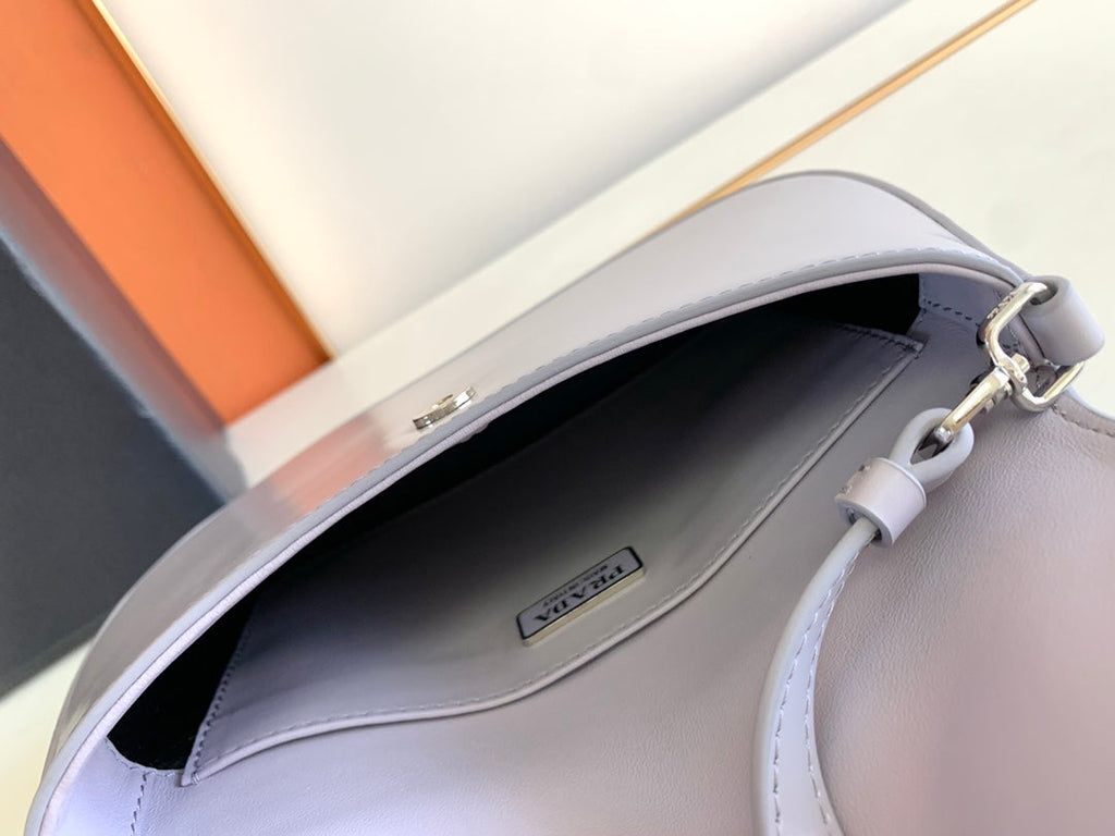 Prada Milano Flap Bag Brushed Leather 23cm - Griserik