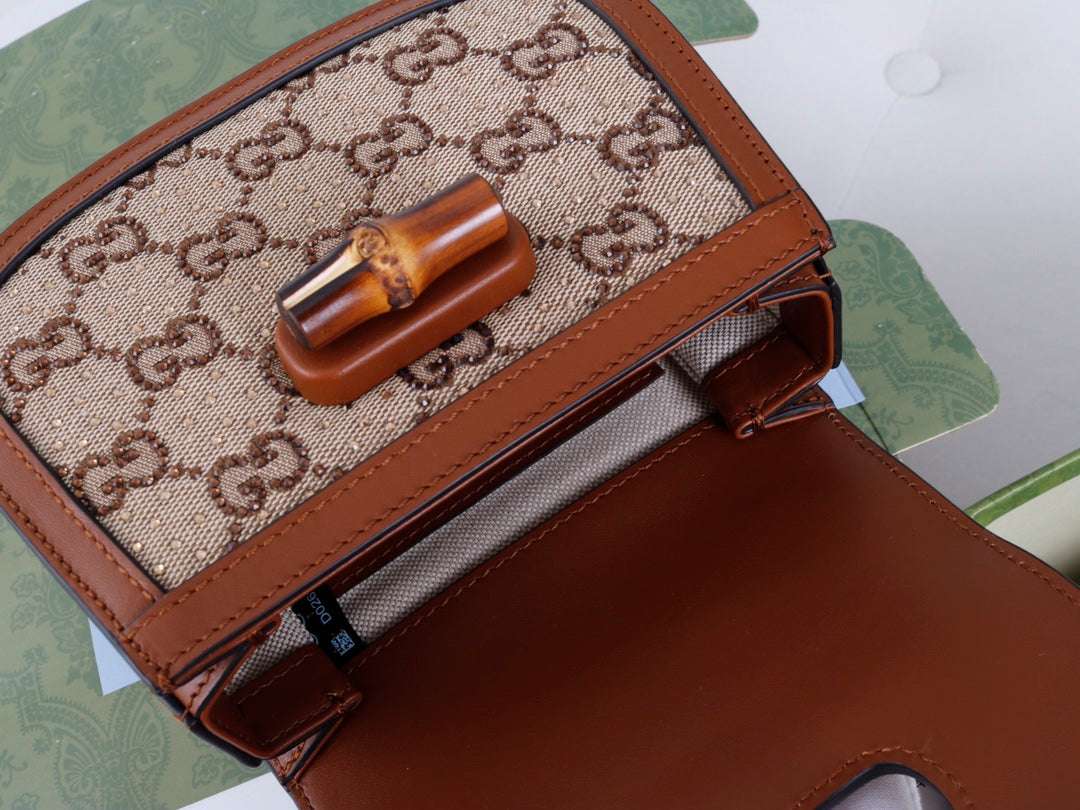 Gucci GG Bamboo 1947 mini Bag - Griserik