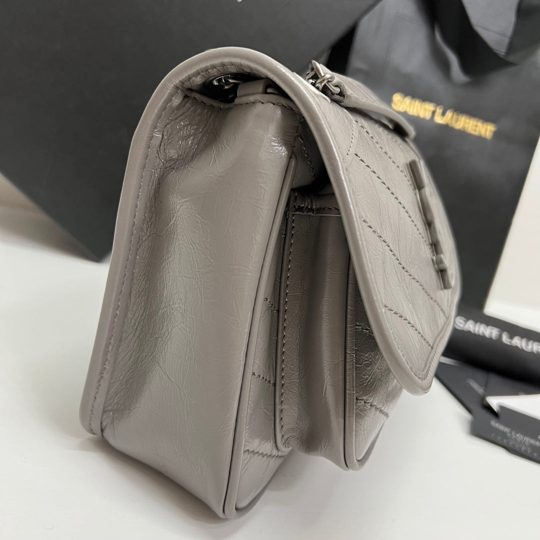 Ysl Saint Laurent Niki Bag Vintage Leather 21 - Griserik