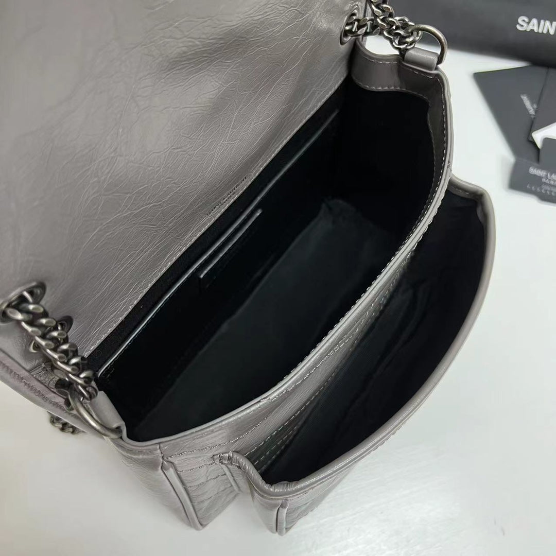 Ysl Saint Laurent Niki Bag Vintage Leather 21 - Griserik