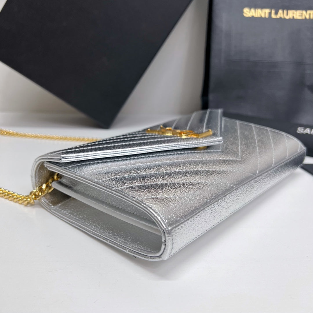 Ysl Saint Laurent Woc Cassandre Wallet on Chain - Griserik