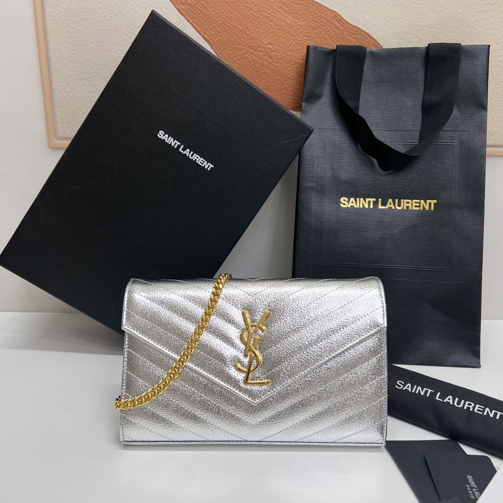 Ysl Saint Laurent Woc Cassandre Wallet on Chain - Griserik