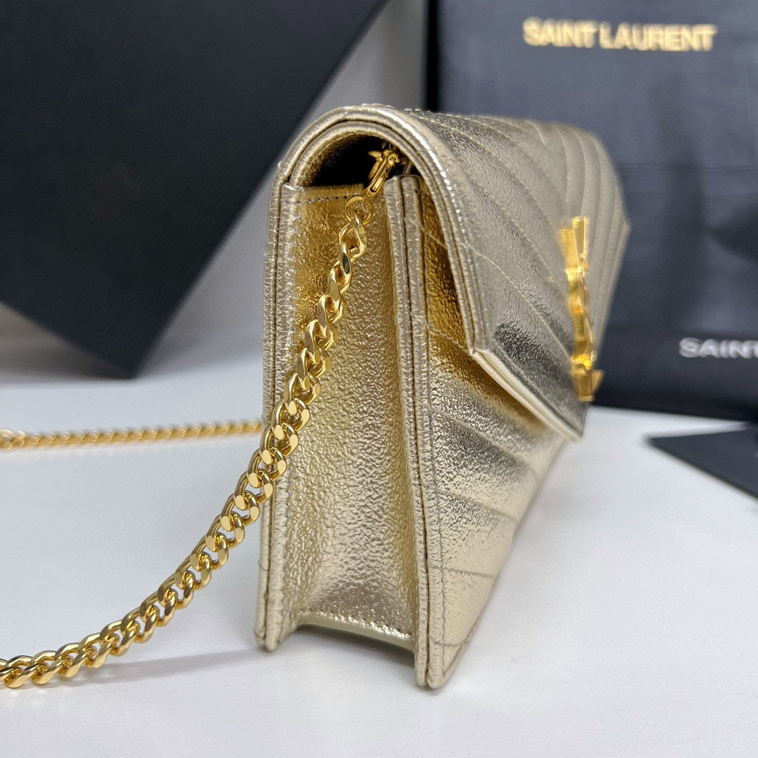 Ysl Saint Laurent Woc Cassandre Wallet on Chain - Griserik