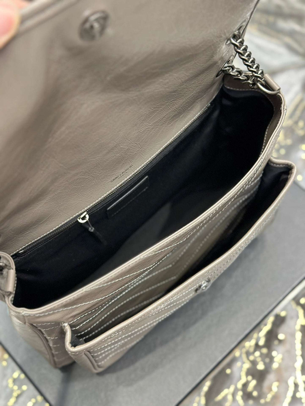 Ysl Saint Laurent Niki Bag Vintage Leather 32 - Griserik