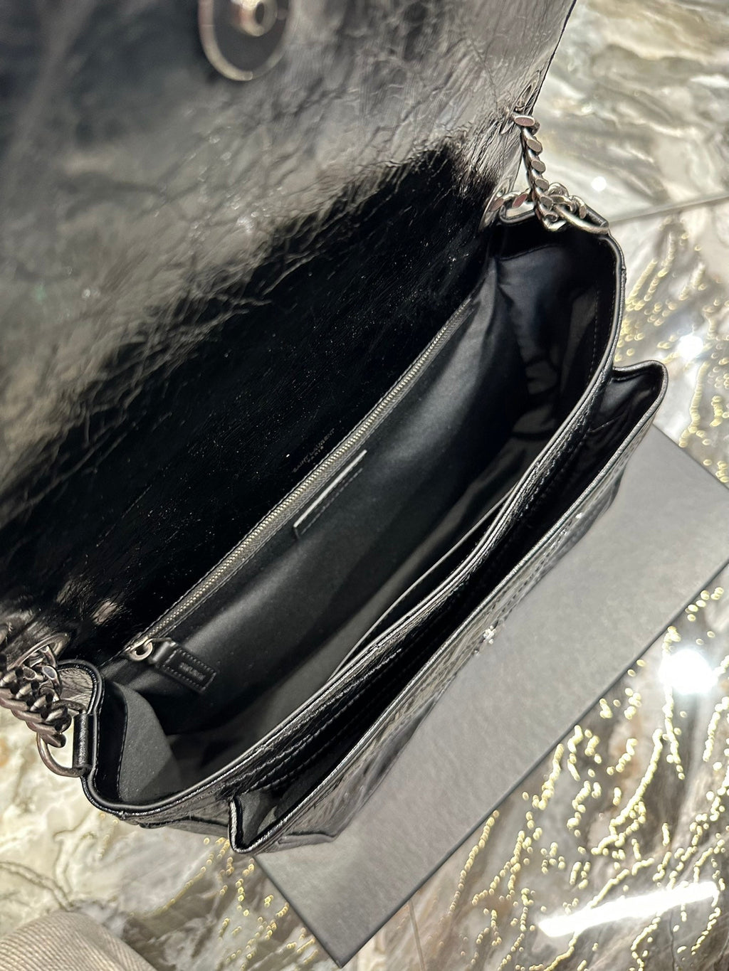 Ysl Saint Laurent Niki Bag Vintage Leather 32 - Griserik