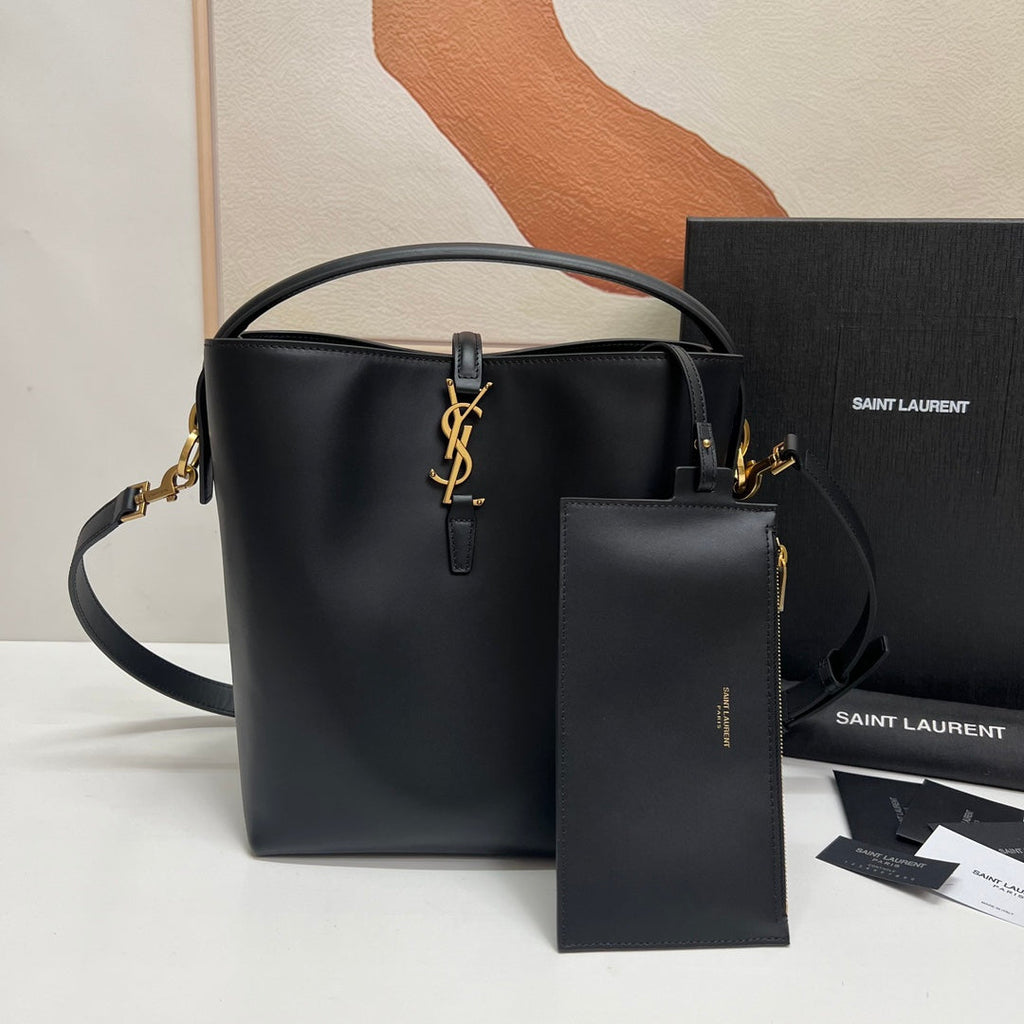Ysl Saint Laurent LE 37 Bucket Bag - Griserik