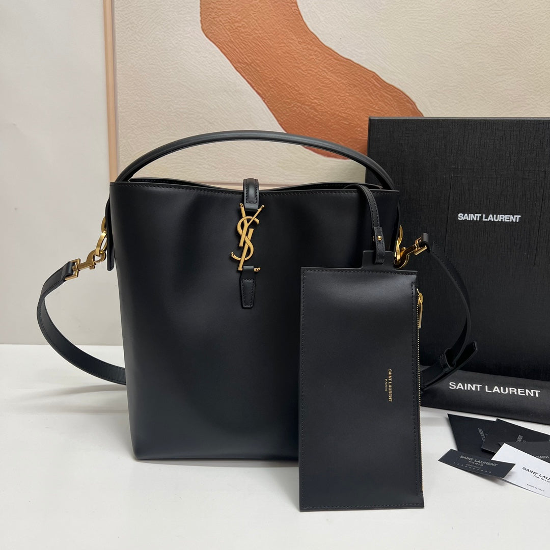 Ysl Saint Laurent LE 37 Bucket Bag - Griserik