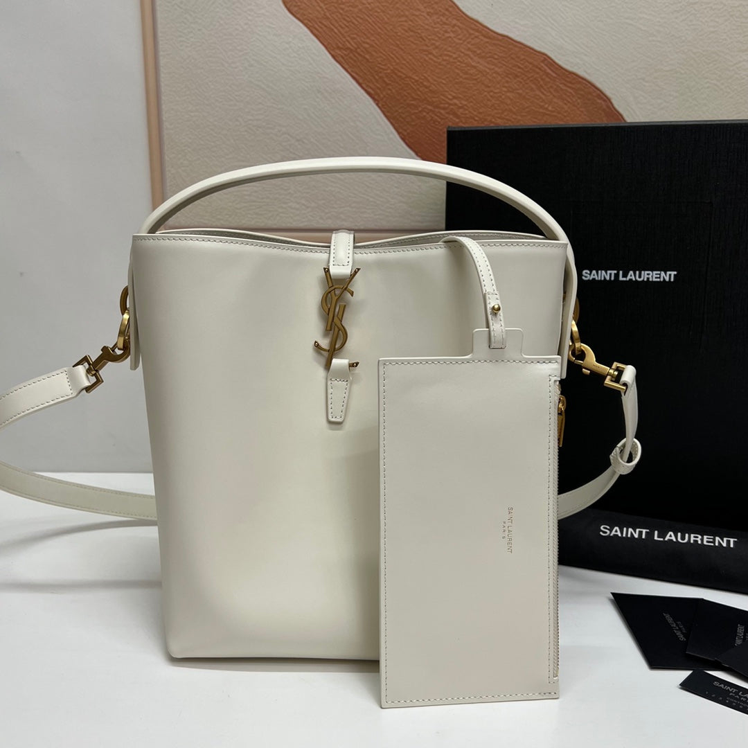 Ysl Saint Laurent LE 37 Bucket Bag - Griserik