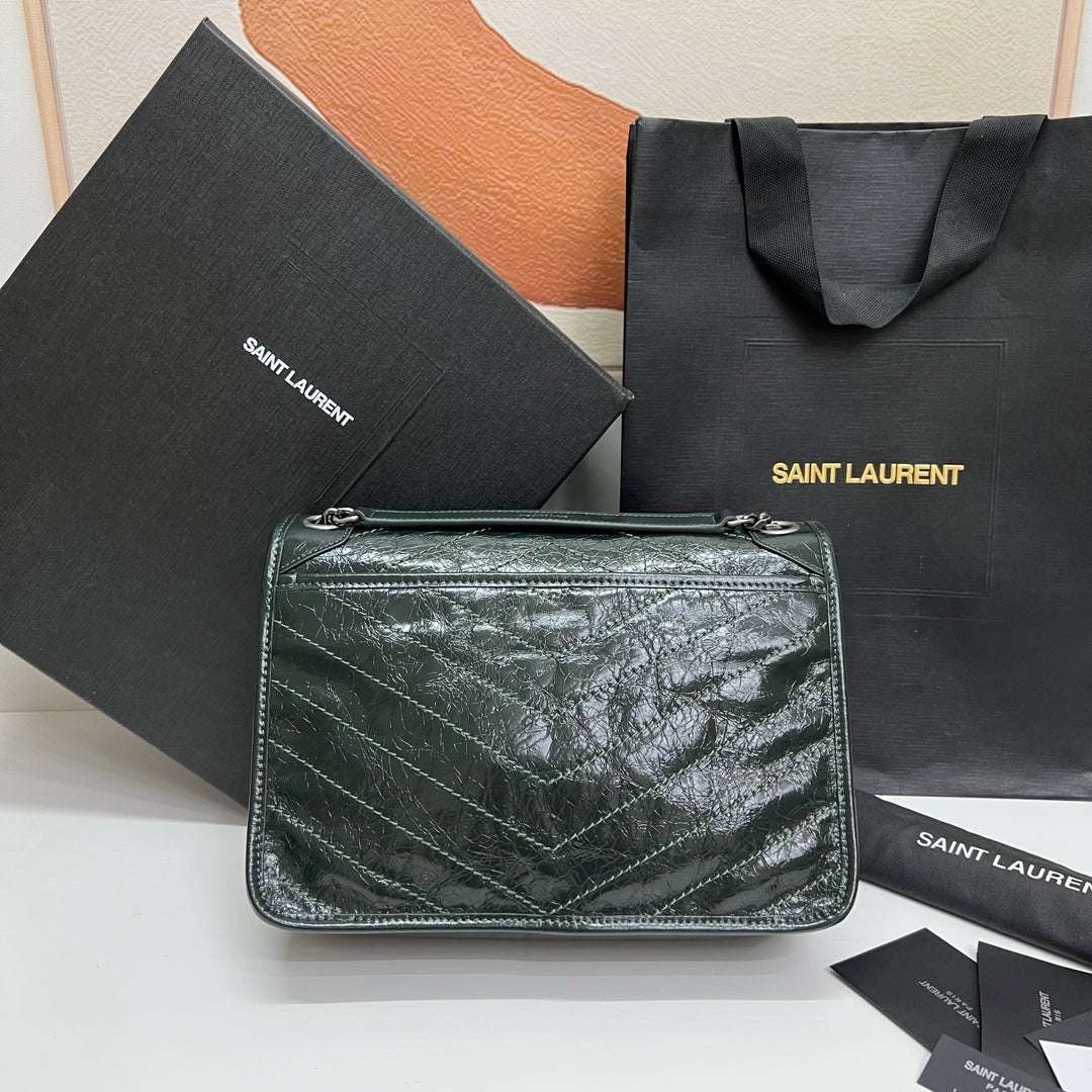 Ysl Saint Laurent Niki Bag Vintage Leather 28 - Griserik