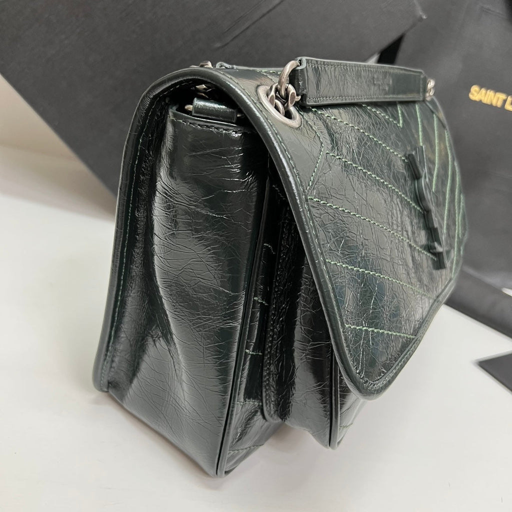 Ysl Saint Laurent Niki Bag Vintage Leather 28 - Griserik