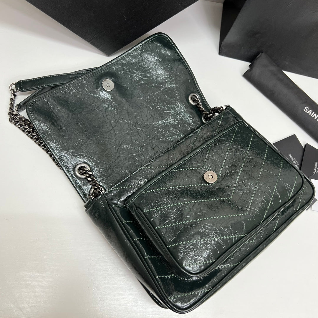 Ysl Saint Laurent Niki Bag Vintage Leather 28 - Griserik