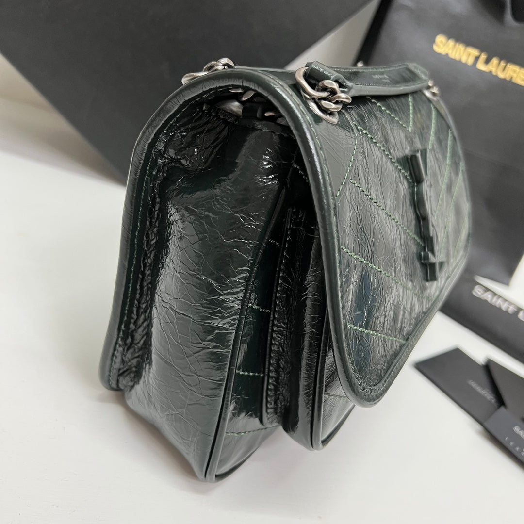 Ysl Saint Laurent Niki Bag Vintage Leather 21 - Griserik