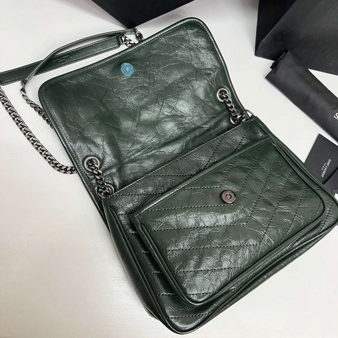 Ysl Saint Laurent Niki Bag Vintage Leather 28 - Griserik