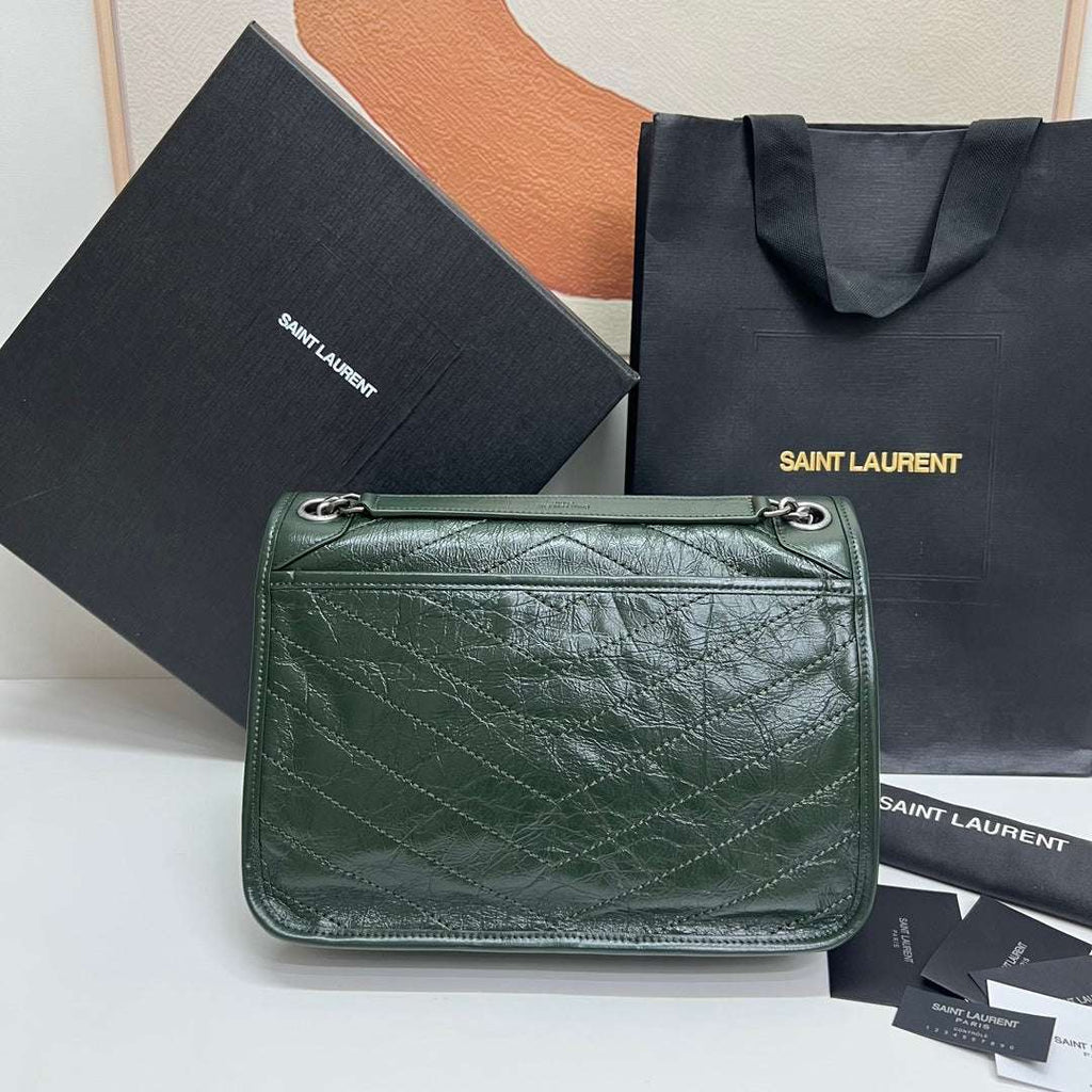 Ysl Saint Laurent Niki Bag Vintage Leather 28 - Griserik