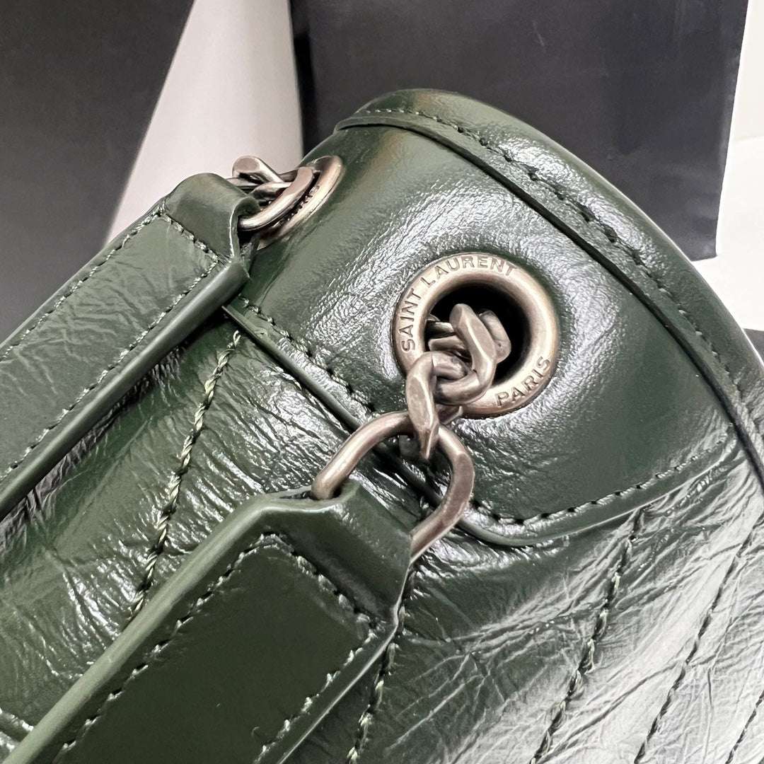 Ysl Saint Laurent Niki Bag Vintage Leather 21 - Griserik