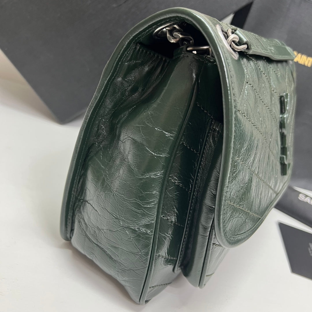 Ysl Saint Laurent Niki Bag Vintage Leather 28 - Griserik