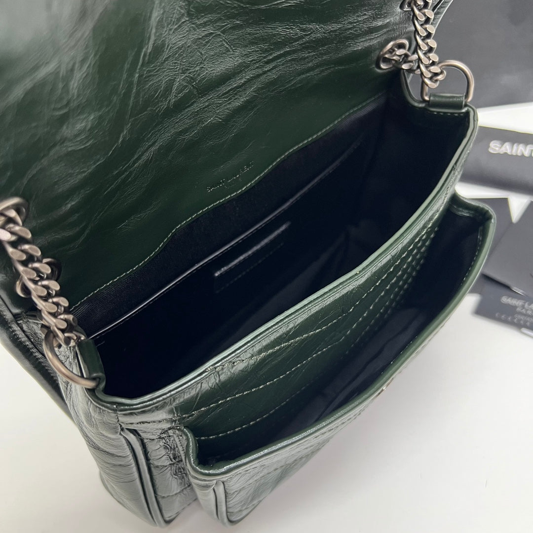 Ysl Saint Laurent Niki Bag Vintage Leather 21 - Griserik