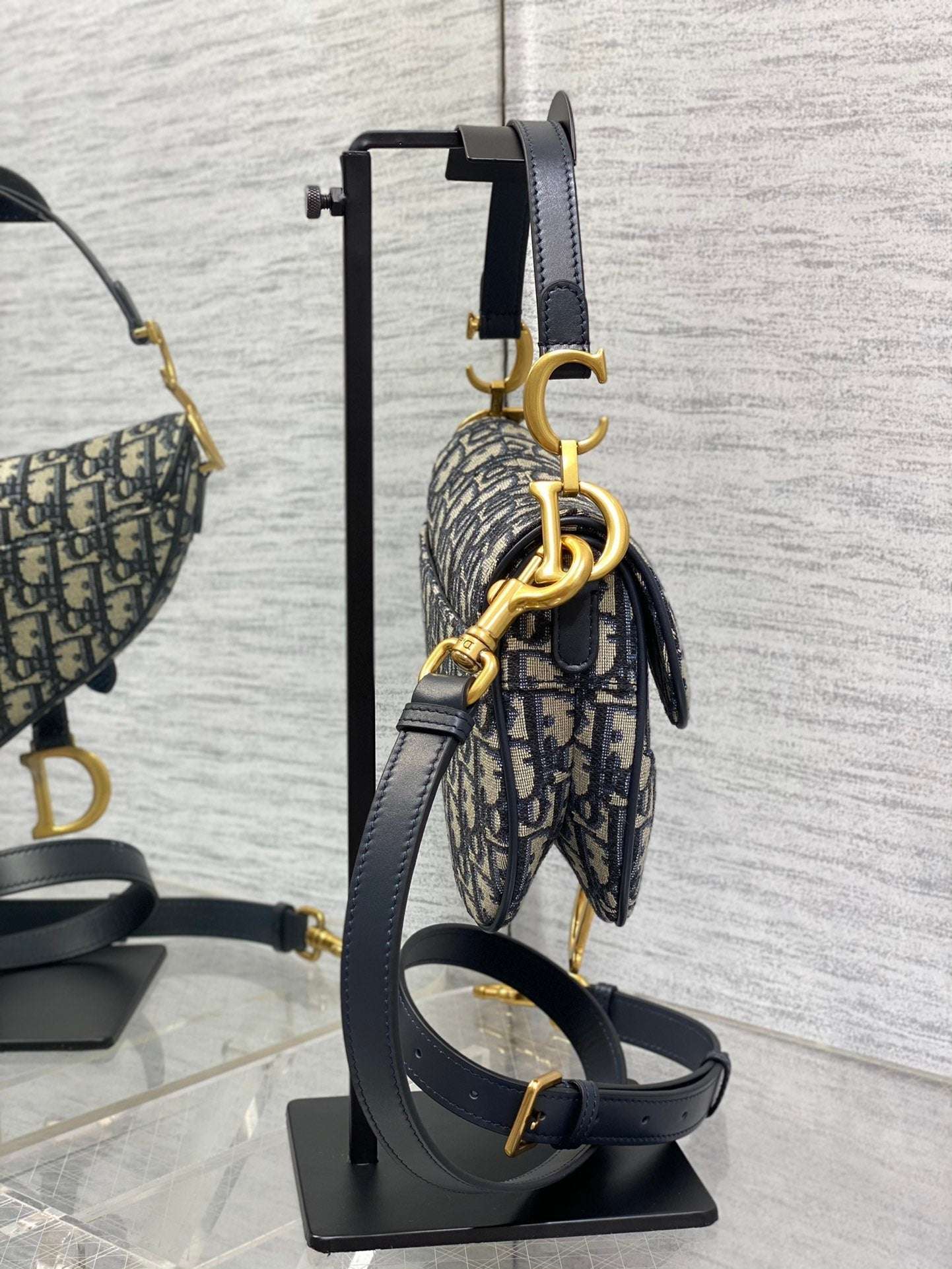 Dior Mini Saddle Bag - Griserik