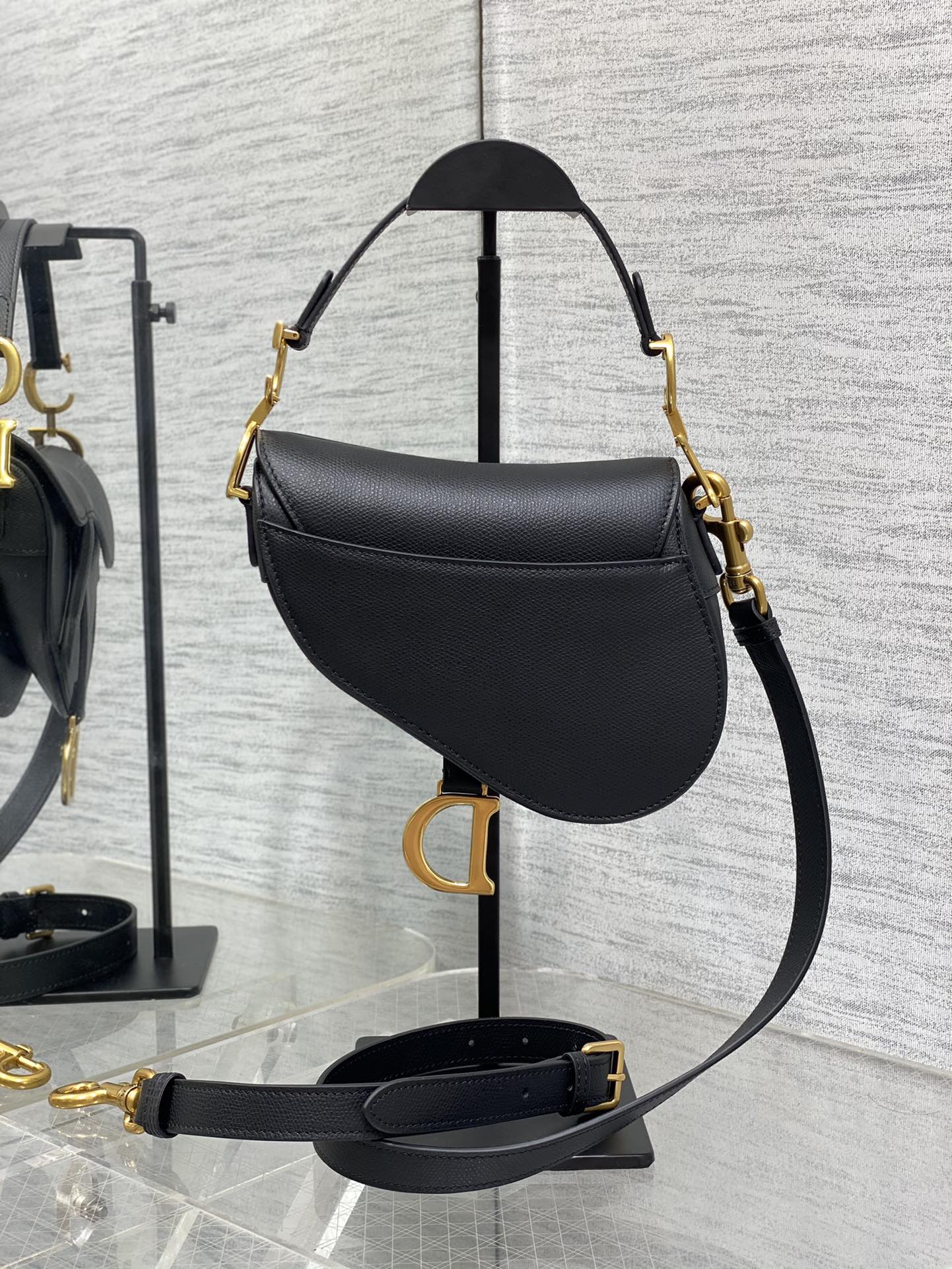 Dior Mini Saddle Bag - Griserik