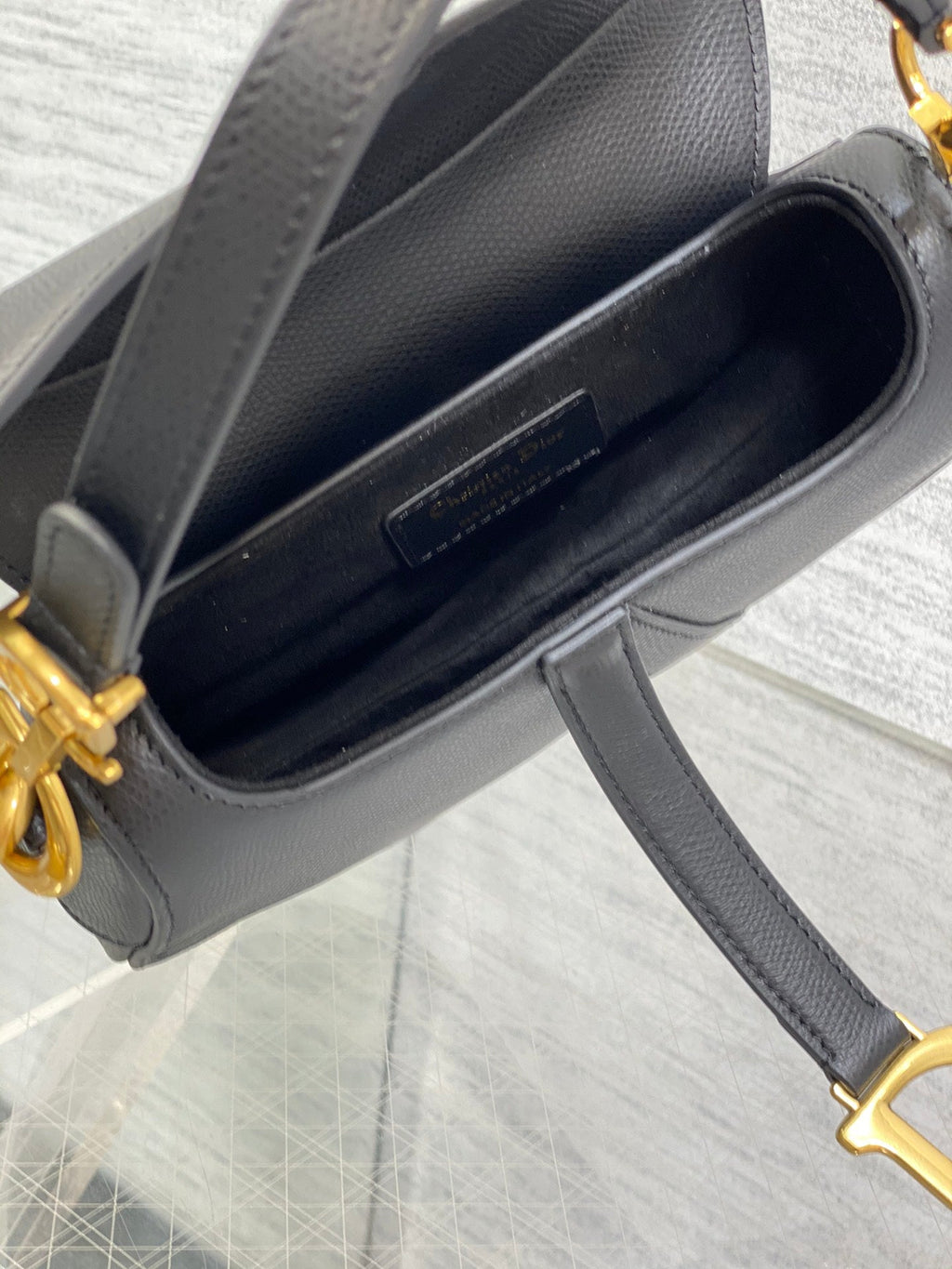 Dior Mini Saddle Bag - Griserik